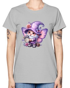 gnome with butterfly 18# - gnome -  Missy T-Shirt