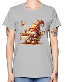 gnome with butterfly 21# - gnome -  Missy T-Shirt