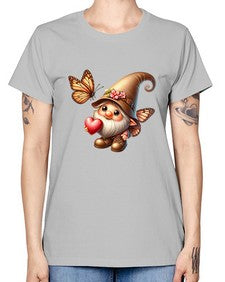 gnome with butterfly 22# - gnome -  Missy T-Shirt