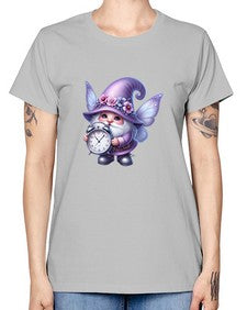 gnome with butterfly 23# - gnome -  Missy T-Shirt