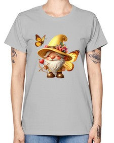 gnome with butterfly 27# - gnome -  Missy T-Shirt
