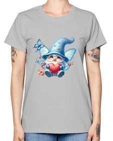gnome with butterfly 28# - gnome -  Missy T-Shirt
