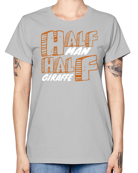 half man half giraffe - giraffee -  Missy T-Shirt