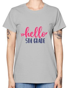 hello fifth grade 258# - fifth grade -  Missy T-Shirt