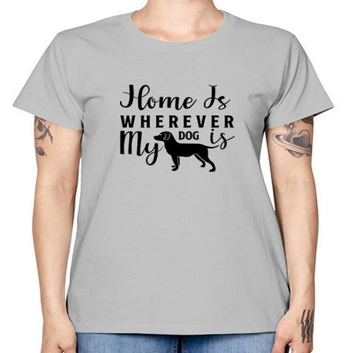 home is wherever my dog is 154# - dogs -  Missy T-Shirt