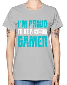 im proud to be a gamer 121# - video games -  Missy T-Shirt