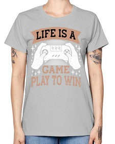 is a game play to win 28# - video games -  Missy T-Shirt