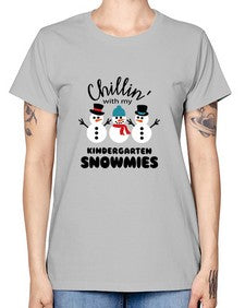 kindergarten snowmies 434# - kindergarten -  Missy T-Shirt