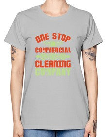 one stop commercial cleaning company Style 333# - cleaner -  Missy T-Shirt