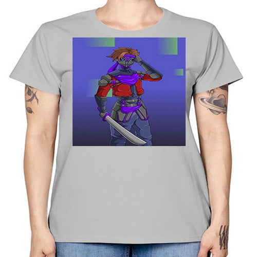 robber bring knife156# - anime -  Missy T-Shirt