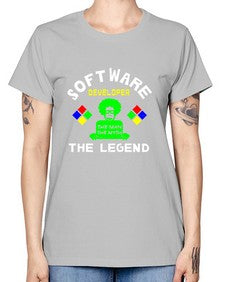 software developer the legend 16# - computer -  Missy T-Shirt