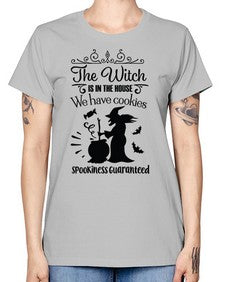 the witch is in the house sign 20# - witch -  Missy T-Shirt