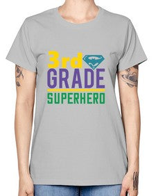 third Grade Superhero 976# - third grade -  Missy T-Shirt