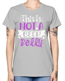 this is not a beer belly 1648# - beer -  Missy T-Shirt