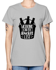 working on my bucket list 1788# - beer -  Missy T-Shirt