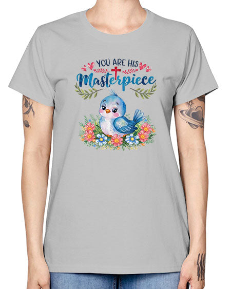 you are his masterpiece 85# - birds -  Missy T-Shirt