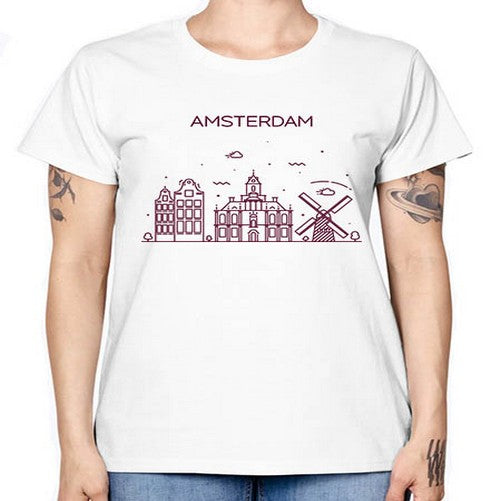Amsterdam 318# - cities -  Missy T-Shirt