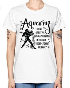 Aquarius 64# - aquarius -  Missy T-Shirt