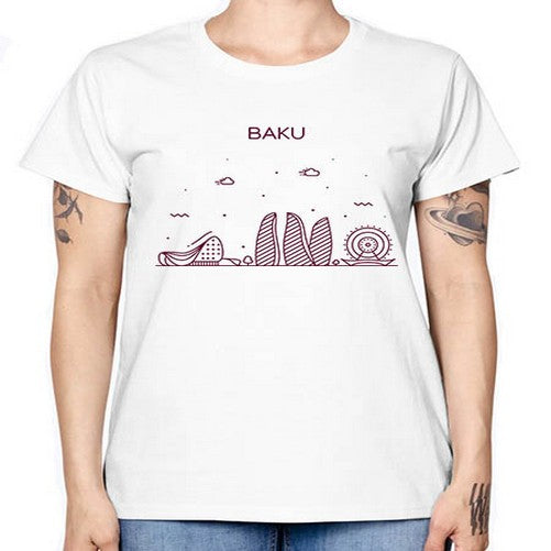 Baku 391# - cities -  Missy T-Shirt