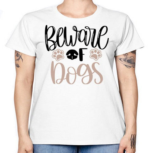 Beware Of Dogs Style 33# - dogs -  Missy T-Shirt