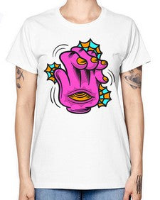 Bored high five 23# - cartoon general -  Missy T-Shirt