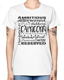 Capricorn 566# - capricorn -  Missy T-Shirt