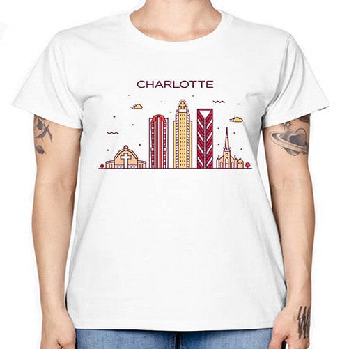CharlotteNC 560# - cities -  Missy T-Shirt