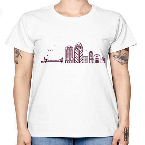 CincinnatiOH 589# - cities -  Missy T-Shirt