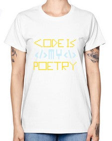 Code is my poetry 21# - computer -  Missy T-Shirt