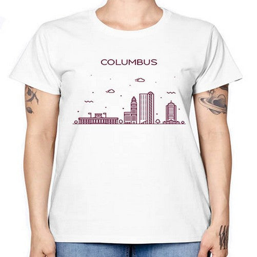 ColumbusOH 609# - cities -  Missy T-Shirt