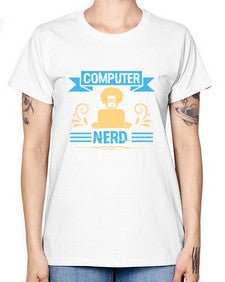 Computer Nerd 10# - computer -  Missy T-Shirt
