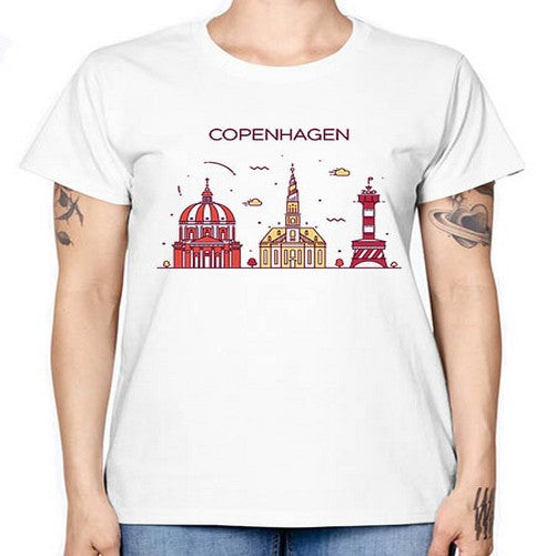 Copenhagen 625# - cities -  Missy T-Shirt