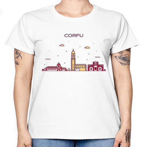 Corfu 629# - cities -  Missy T-Shirt