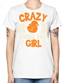 Crazy Rubber Duck Girl Style 4# - ducks -  Missy T-Shirt