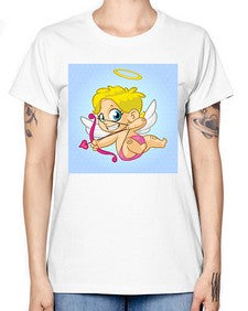 Cupid 79# - cartoon general -  Missy T-Shirt