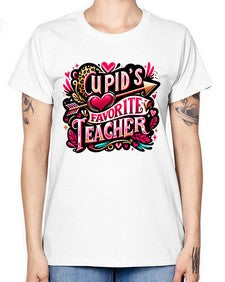 Cupids Favorite Teacher 40# - teacher -  Missy T-Shirt