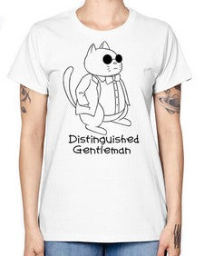 Distinguished Gentleman - cats -  Missy T-Shirt