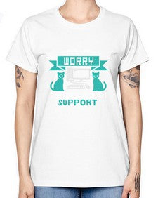Dont worry im from tech support 50# - computer -  Missy T-Shirt