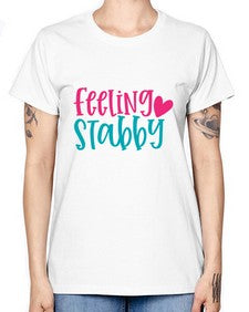 Feeling Stabby Nurse Style 780# - nurse -  Missy T-Shirt