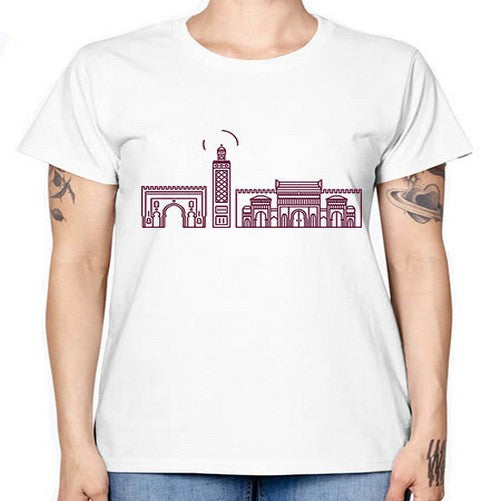Fez 719# - cities -  Missy T-Shirt
