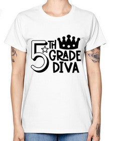 Fifth Grade Diva 64# - fifth grade -  Missy T-Shirt