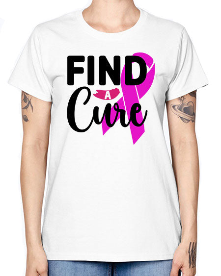 Find a Cure 26# - breast cancer -  Missy T-Shirt