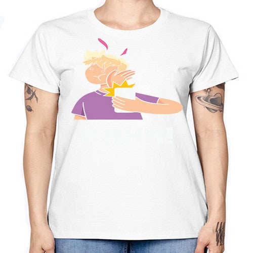 Funny Anime Baka Rabbit Slap Anime 228# - anime -  Missy T-Shirt