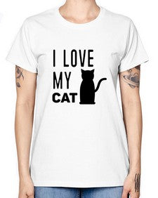 I Love My Cat Style 57# - cats -  Missy T-Shirt