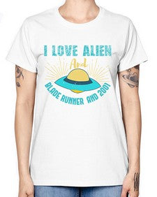 I love alien and blade runner 18# - ufo -  Missy T-Shirt