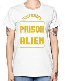 I was an enemy alien 24# - ufo -  Missy T-Shirt