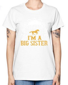 Im a big sister Style 38# - horse -  Missy T-Shirt