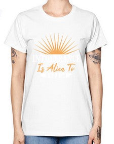 Intolerance is alien 29# - ufo -  Missy T-Shirt