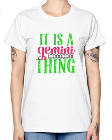 It is a gemini thing 254# - gemini -  Missy T-Shirt