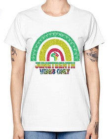 Juneteenth Vibes Only 5# - black juneteenth -  Missy T-Shirt